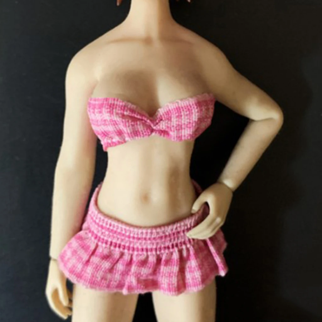 MagiDeal 1/12 Female Clothing Swimwear Bikini Suit Clothes for 6 MagiDeal 1/12 Female Clothing Swimwear Bikini Suit Clothes for 6
