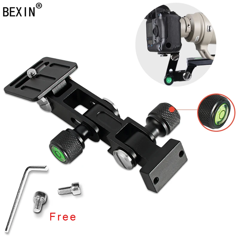 BEXIN photography accessories camera support bracket flexible adjustment lens support plate mount adapter for dslr camera 
BEXIN photography accessories camera support bracket flexible adjustment lens support plate mount adapter for dslr camera