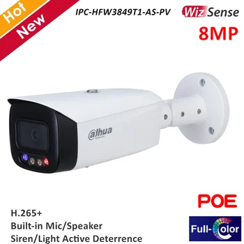 Dahua WizSense 8MP Full Color IP Camera IPC-HFW3849T1-AS-PV Built-in Warm illuminator Support Sound and Light alarm Built in MIC
Dahua WizSense 8MP Full Color IP Camera IPC-HFW3849T1-AS-PV Built-in Warm illuminator Support Sound and Light alarm Built in MIC