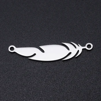 5pcs/lot 100% Stainless Steel Peacock Feather Connector Charms Wholesale Accept OEM Order
5pcs/lot 100% Stainless Steel Peacock Feather Connector Charms Wholesale Accept OEM Order