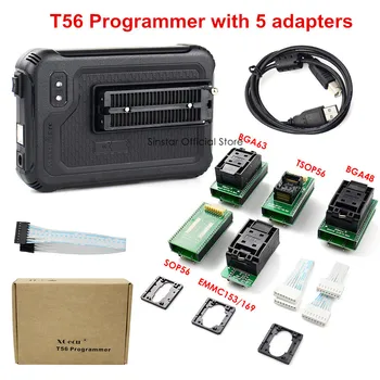 2020 New XGecu T56 Programmer Powerful programmer support Nor Flash / NAND Flash / EMMC with 5 adapters
2020 New XGecu T56 Programmer Powerful programmer support Nor Flash / NAND Flash / EMMC with 5 adapters