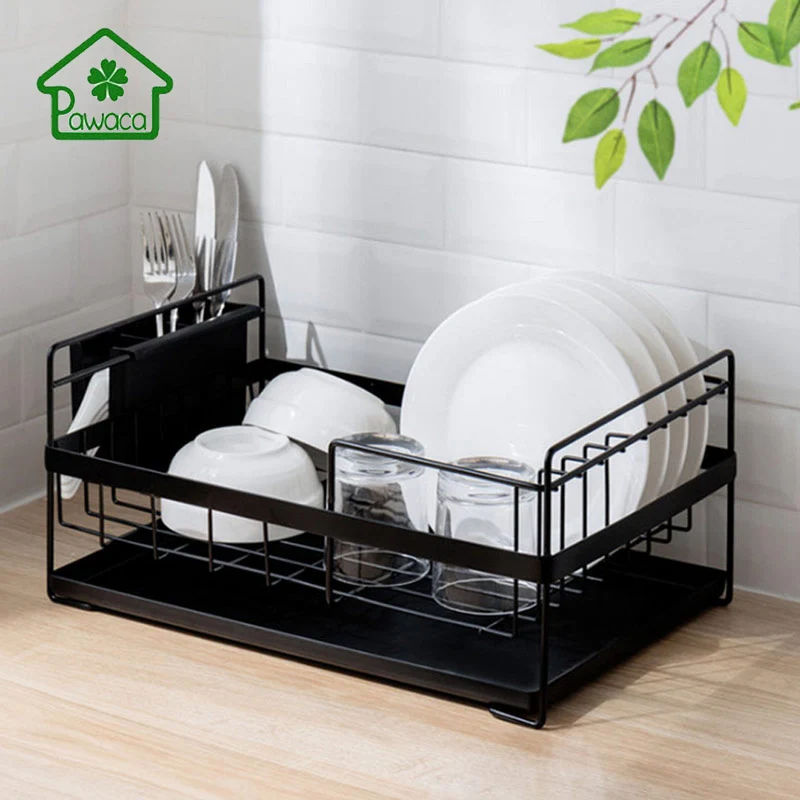 Pawaca Multi-function Tableware Drying Rack Wrought Iron Durable Large-capacity Dish Drainer Organizer Kitchen Dish Drainer Rack
Pawaca Multi-function Tableware Drying Rack Wrought Iron Durable Large-capacity Dish Drainer Organizer Kitchen Dish Drainer Rack