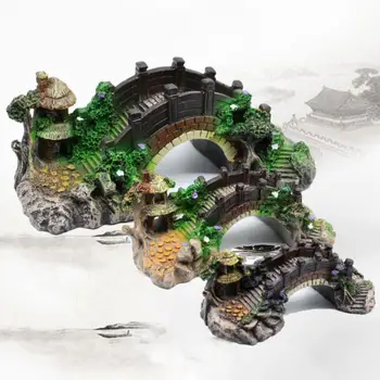Resin Rockery Bridge Tower Aquarium Landscaping Ornament Fish Tank Large And Medium Fish Tank Landscape Decor
Resin Rockery Bridge Tower Aquarium Landscaping Ornament Fish Tank Large And Medium Fish Tank Landscape Decor