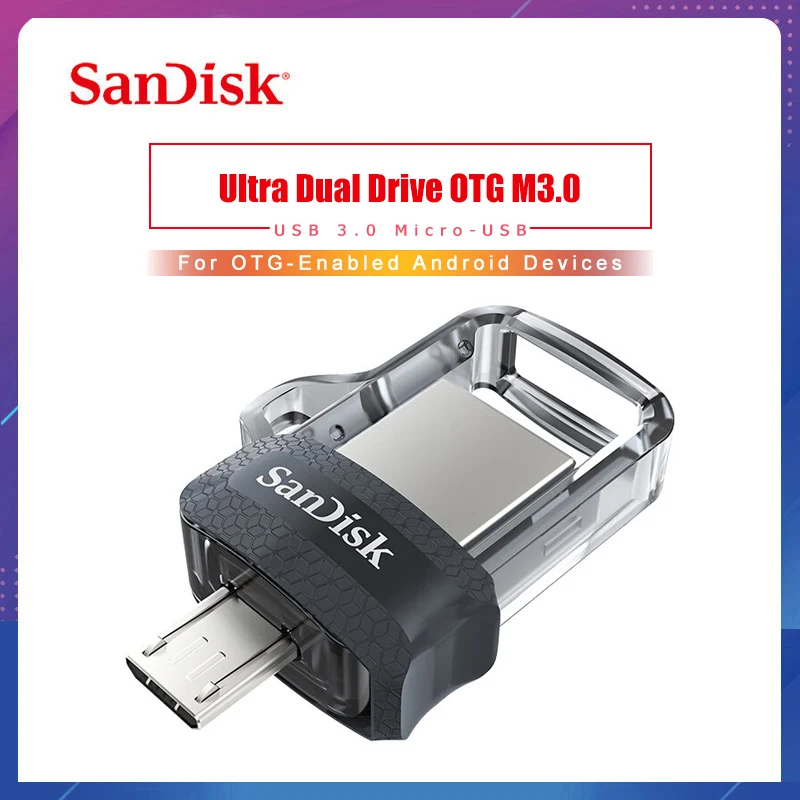 

SanDisk USB Flash Drive 128GB 64GB 32GB 16GB Dual OTG Pen Drive High Speed Memory U Disk Micro USB3.0 Card SDDD3 For Phone or PC