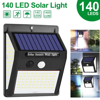 1/2/4pcs Wall Light 140 LED Outdoor Solar Lamp PIR Motion Sensor Waterproof Solar Powered Sunlight for Garden Decoration
1/2/4pcs Wall Light 140 LED Outdoor Solar Lamp PIR Motion Sensor Waterproof Solar Powered Sunlight for Garden Decoration