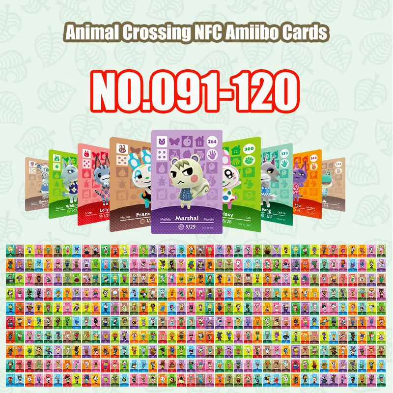 Nintendo Series 1&2 (091-120) Amiibo Card Work for NS Games Character Roald Molly Diana Bunnie Amiibo Card
Nintendo Series 1&2 (091-120) Amiibo Card Work for NS Games Character Roald Molly Diana Bunnie Amiibo Card