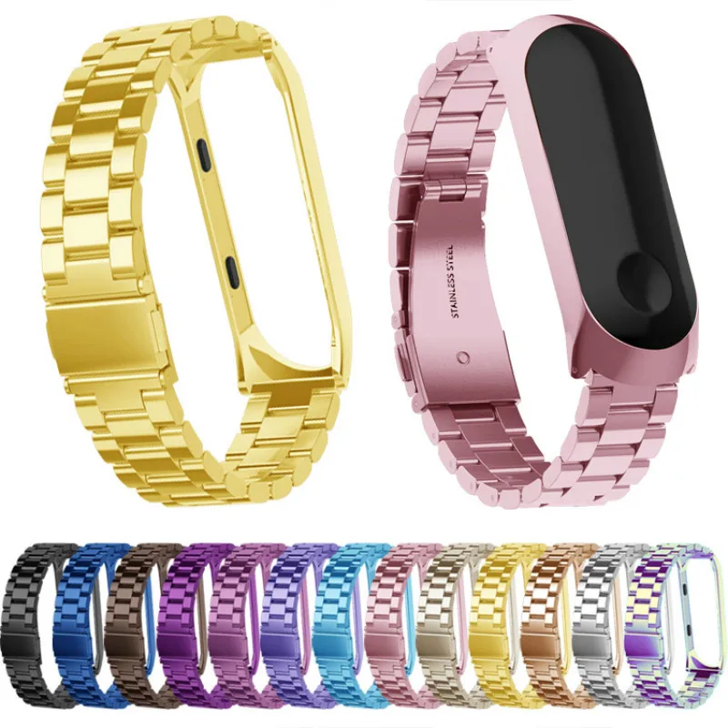 2019 Newest Stainless Steel Wrist Strap Accessories for Xiaomi Mi Band 3 Band 4 Metal Smart Bracelet Band for Mi Band 3 Band 4
2019 Newest Stainless Steel Wrist Strap Accessories for Xiaomi Mi Band 3 Band 4 Metal Smart Bracelet Band for Mi Band 3 Band 4