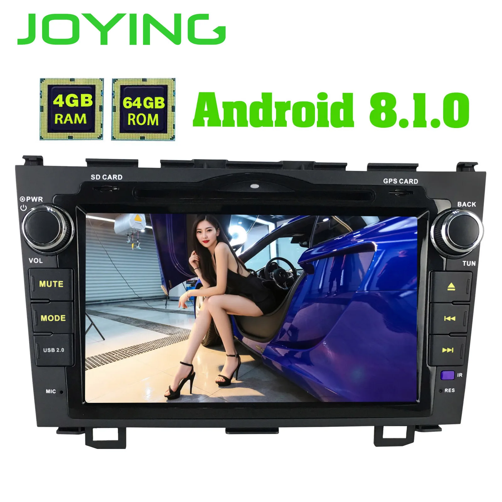 JOYING последняя 4 Гб RAM 2 Din Android 8 1 Автомобильная Автомагнитола стерео головное