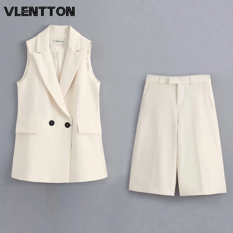 2020 Spring Summer White Two Piece Set Women Solid Office Lady Sleeveless Jacket Vest Tops + Zipper Wide-Leg Pants Suit Female
2020 Spring Summer White Two Piece Set Women Solid Office Lady Sleeveless Jacket Vest Tops + Zipper Wide-Leg Pants Suit Female