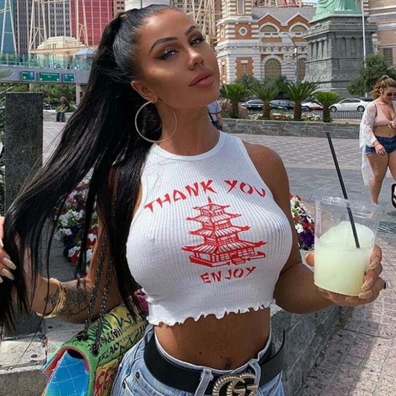 Sexy Women Crop Top Summer Tank Tops Cropped Ladies Elastic Shirt Slim Vest White Sleeveless Short Tanks 
Sexy Women Crop Top Summer Tank Tops Cropped Ladies Elastic Shirt Slim Vest White Sleeveless Short Tanks