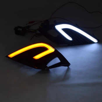 DRL LED Fog Lamp Daytime Running Lights Driving Light with Turn Signal Lamp for Toyota Camry 2018 2019 XSE SE
DRL LED Fog Lamp Daytime Running Lights Driving Light with Turn Signal Lamp for Toyota Camry 2018 2019 XSE SE