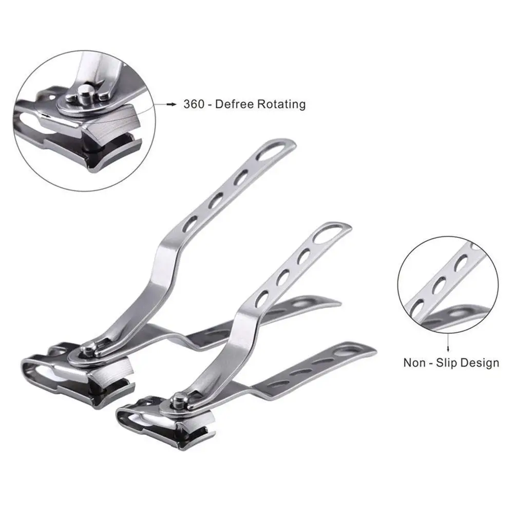Multi-Functional Steel Nail Clipper Cutter 360 Degree Professional Nail Rotating Toe Clipper Clippers Nail Manicure Trimmer C3O1
Multi-Functional Steel Nail Clipper Cutter 360 Degree Professional Nail Rotating Toe Clipper Clippers Nail Manicure Trimmer C3O1