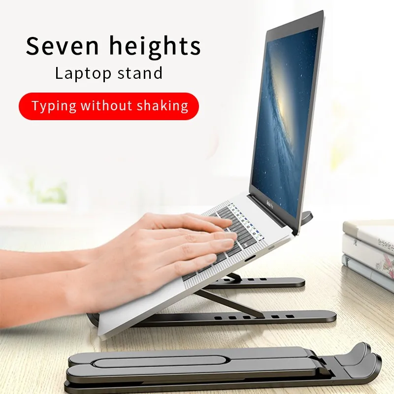Portable Laptop Stand Foldable Support Base Notebook Stand Holder For Macbook Pro Air HP Lapdesk Computer Cooling Bracket Riser
Portable Laptop Stand Foldable Support Base Notebook Stand Holder For Macbook Pro Air HP Lapdesk Computer Cooling Bracket Riser