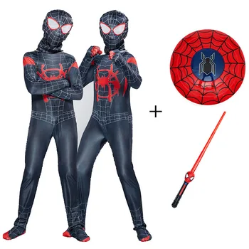Halloween Children's Costume Jumpsuit Black Spiderman Cosplay Costumes Spider Man Pattern Kids Child Bodysuits Birthday Gifts 
Halloween Children's Costume Jumpsuit Black Spiderman Cosplay Costumes Spider Man Pattern Kids Child Bodysuits Birthday Gifts