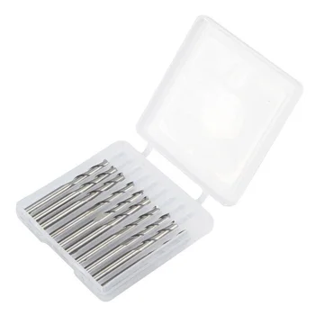 10pcs 3.175mm Wood Cutter CNC Router Bits 2 Flutes Spiral End Mills Double Flute Milling Cutter Spiral Set Tool PVC Cutter
10pcs 3.175mm Wood Cutter CNC Router Bits 2 Flutes Spiral End Mills Double Flute Milling Cutter Spiral Set Tool PVC Cutter