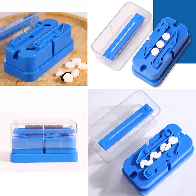 Practical Pill Cutter Box Pill Case Medicine Tablet Cutting Machine