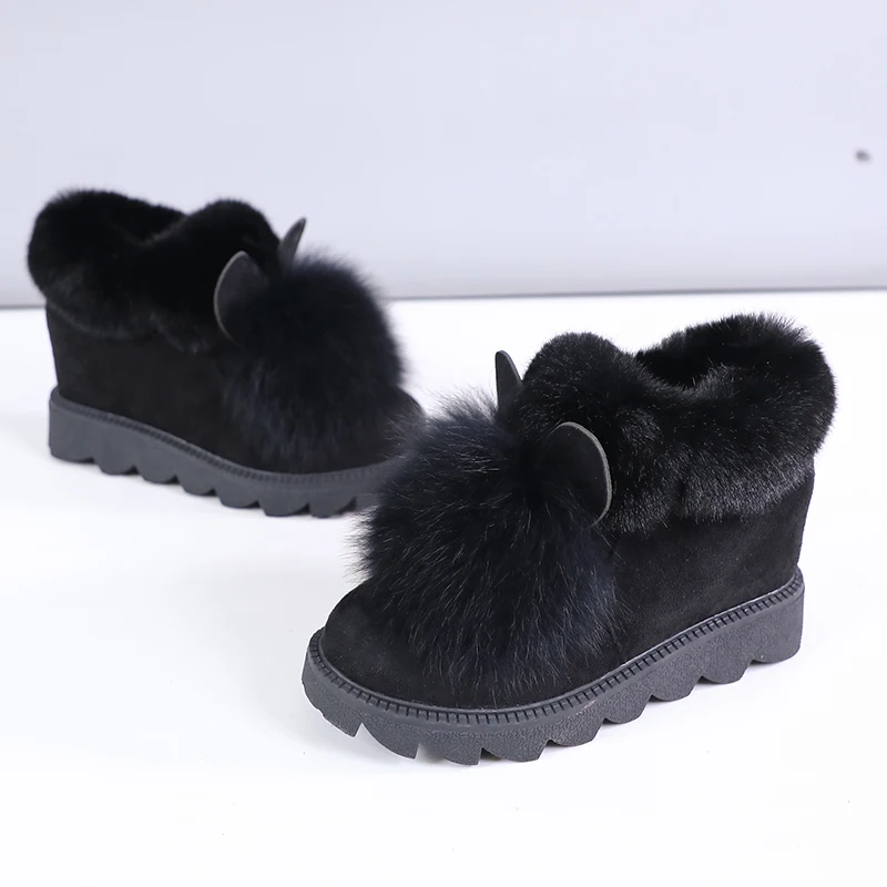 2019 Fashion Ankle Boots Keep Warm Winter Boots Woman Flat Women Snow Boots Sweet Bowtie Shoes Plush Ball Woman Platform Shoes
2019 Fashion Ankle Boots Keep Warm Winter Boots Woman Flat Women Snow Boots Sweet Bowtie Shoes Plush Ball Woman Platform Shoes