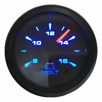 Pack of 1 52mm Pointer Volt Meters Marine Waterproof Voltmeters 8-16V Volt Gauges with Red Blue Green Yellow Backlight for Auto
Pack of 1 52mm Pointer Volt Meters Marine Waterproof Voltmeters 8-16V Volt Gauges with Red Blue Green Yellow Backlight for Auto