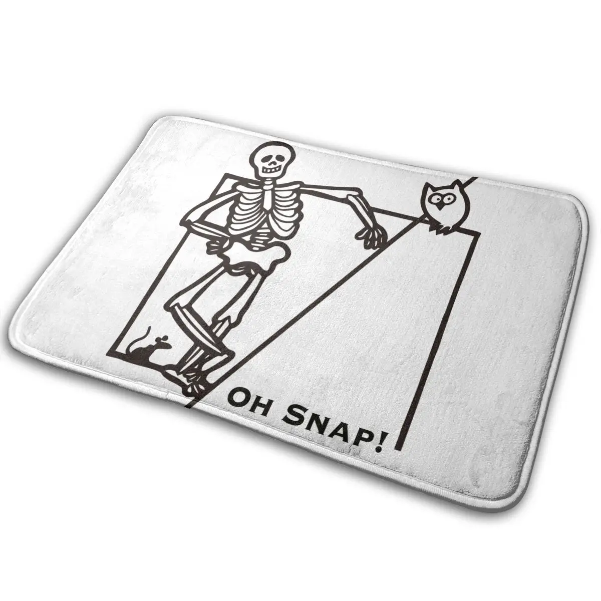CHARM HOME Oh Snap Halloween Owl Funny SkeletonCarpet 15.7" X 23.5" Custom Living Room Bedroom Anti-slip Entrancet Mat 40X60CM
CHARM HOME Oh Snap Halloween Owl Funny SkeletonCarpet 15.7" X 23.5" Custom Living Room Bedroom Anti-slip Entrancet Mat 40X60CM
