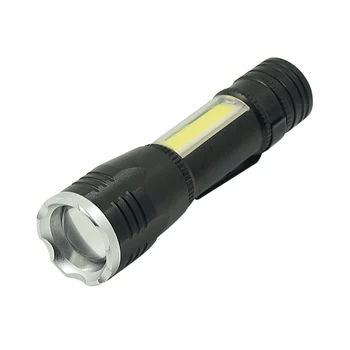 Mini Q5 COB LED Flashlight Self Defense Linterna Zoomable 6 Modes Penlight with 14500 Battery+Charger for Camping Car Repairing 
Mini Q5 COB LED Flashlight Self Defense Linterna Zoomable 6 Modes Penlight with 14500 Battery+Charger for Camping Car Repairing