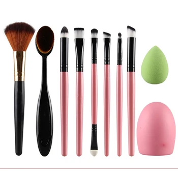 10 PCS/Set Multifunction High Quality Makeup Brush Powder Puff Foundation Brush Cosmetic Eyeshadow Concealer Lip Eye Makeup Set
10 PCS/Set Multifunction High Quality Makeup Brush Powder Puff Foundation Brush Cosmetic Eyeshadow Concealer Lip Eye Makeup Set