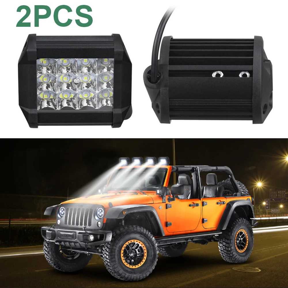 2pcs Car Truck off-road 12LED 3030 Working Light Headlight Headlamp IP67 36W 12V-24V 6000K 12*9.2*15CM
2pcs Car Truck off-road 12LED 3030 Working Light Headlight Headlamp IP67 36W 12V-24V 6000K 12*9.2*15CM