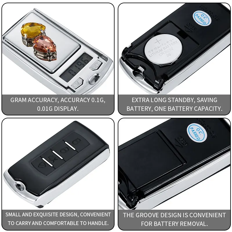 Mini Scale High Portable Weighing Jewelry Scale Pocket For Jewelry Gram Weight For Kitchen
Mini Scale High Portable Weighing Jewelry Scale Pocket For Jewelry Gram Weight For Kitchen
