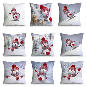 Christmas Pillow Case Home Decor for Bed Sofa Cushion Covers Polyester Snowman Printing Pillow Covers Decorative 45*45
Christmas Pillow Case Home Decor for Bed Sofa Cushion Covers Polyester Snowman Printing Pillow Covers Decorative 45*45