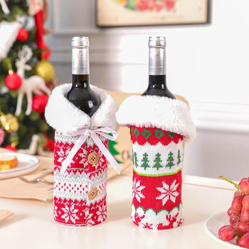Christmas Party Home Decor Table Elk Snowflakes Champagne Christmas Bottle Covers Red Wine Bottle Covers Bag Xmas Decorations
Christmas Party Home Decor Table Elk Snowflakes Champagne Christmas Bottle Covers Red Wine Bottle Covers Bag Xmas Decorations