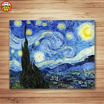 painting by numbers art paint by number DIY handmade decorative landscape adult hand painted 40 x 50cm coloring Van Gogh famous 
painting by numbers art paint by number DIY handmade decorative landscape adult hand painted 40 x 50cm coloring Van Gogh famous