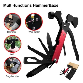 Wire Cutter Pliers Multitool Knife Outdoor Tactical Camping Axe Multifunctional Hammer Hand Tools Machete Survival Hatchet