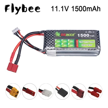 11.1v 1500mAh 3S LiPo Battery T/XT60/JST Plug For WLtoys V950 For RC Car Helicopter Airplane 11.1 v Rechargeable Lipo Battery
11.1v 1500mAh 3S LiPo Battery T/XT60/JST Plug For WLtoys V950 For RC Car Helicopter Airplane 11.1 v Rechargeable Lipo Battery