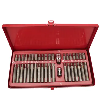 40 Pieces Star Batch Sets Mechanical Repair Tools Allen Wrench Auto Repair Tool Spline Torx Screwdriver Bit Set 1 Set
40 Pieces Star Batch Sets Mechanical Repair Tools Allen Wrench Auto Repair Tool Spline Torx Screwdriver Bit Set 1 Set