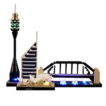 USB Powered LED Lighting Kit For Architecture Sydney Skyline 21032 (LED Included Only, No Kit)For Children Educational Toys Gift 
USB Powered LED Lighting Kit For Architecture Sydney Skyline 21032 (LED Included Only, No Kit)For Children Educational Toys Gift