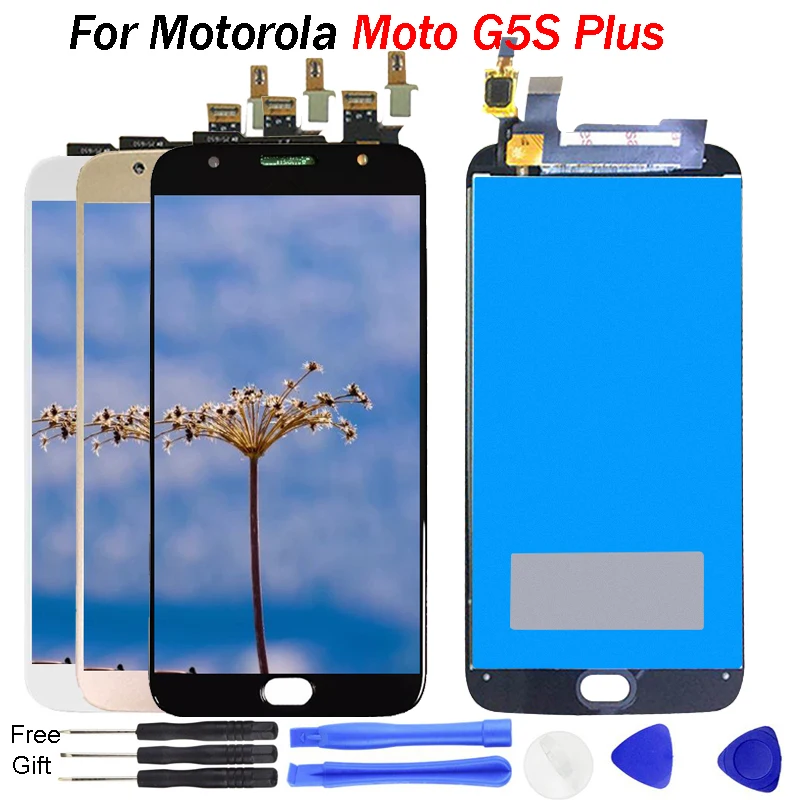 For Motorola Moto G5S Plus LCD Display Touch Screen Digitizer Sensor Complete LCD Assembly XT1802 XT1803 XT1805 XT1086 Display
For Motorola Moto G5S Plus LCD Display Touch Screen Digitizer Sensor Complete LCD Assembly XT1802 XT1803 XT1805 XT1086 Display