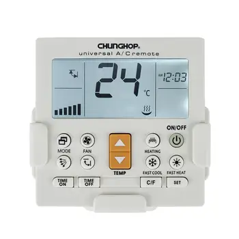 CHUNGHOP Universal Remote Control for Air Conditioner K-650e With Back Light Bracket Holder Controller
CHUNGHOP Universal Remote Control for Air Conditioner K-650e With Back Light Bracket Holder Controller