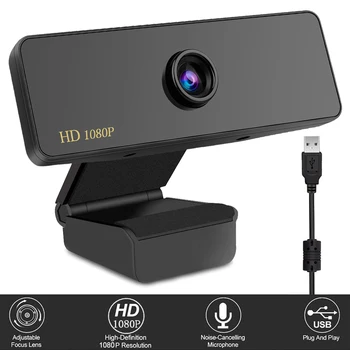 Webcam 1080P HD Web Camera with Built-in daul Microphone 1920 x 1080p USB Plug&Play WebCam Widescreen Video
Webcam 1080P HD Web Camera with Built-in daul Microphone 1920 x 1080p USB Plug&Play WebCam Widescreen Video