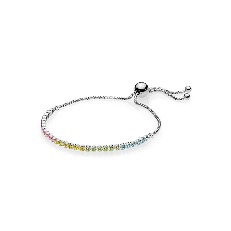 SHINETUNG Original PAN 100% S925 Sterling Silver Multi Colour Shinning Strand Armband Bracelet Lady High-end Fashion Jewelry 
SHINETUNG Original PAN 100% S925 Sterling Silver Multi Colour Shinning Strand Armband Bracelet Lady High-end Fashion Jewelry