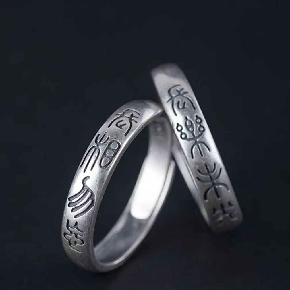 Antique Design Opening Ring S925 Silver Ring For Men And Women Couple Models Jewelry Dropshipping
Antique Design Opening Ring S925 Silver Ring For Men And Women Couple Models Jewelry Dropshipping