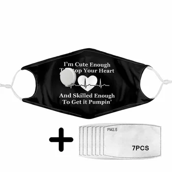 Polyester Black Mask and white ECG Print Girls Daily Protection with PM2.5 Filters Breathing Valve Masks Women Washable Custom
Polyester Black Mask and white ECG Print Girls Daily Protection with PM2.5 Filters Breathing Valve Masks Women Washable Custom