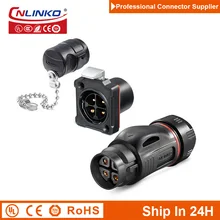 Cnlinko BD24 Plastic 4Pin M24 LED Light Power Cable Connector Female Plug Male Socket for Automation Visual Monitoring Equipment
Cnlinko BD24 Plastic 4Pin M24 LED Light Power Cable Connector Female Plug Male Socket for Automation Visual Monitoring Equipment