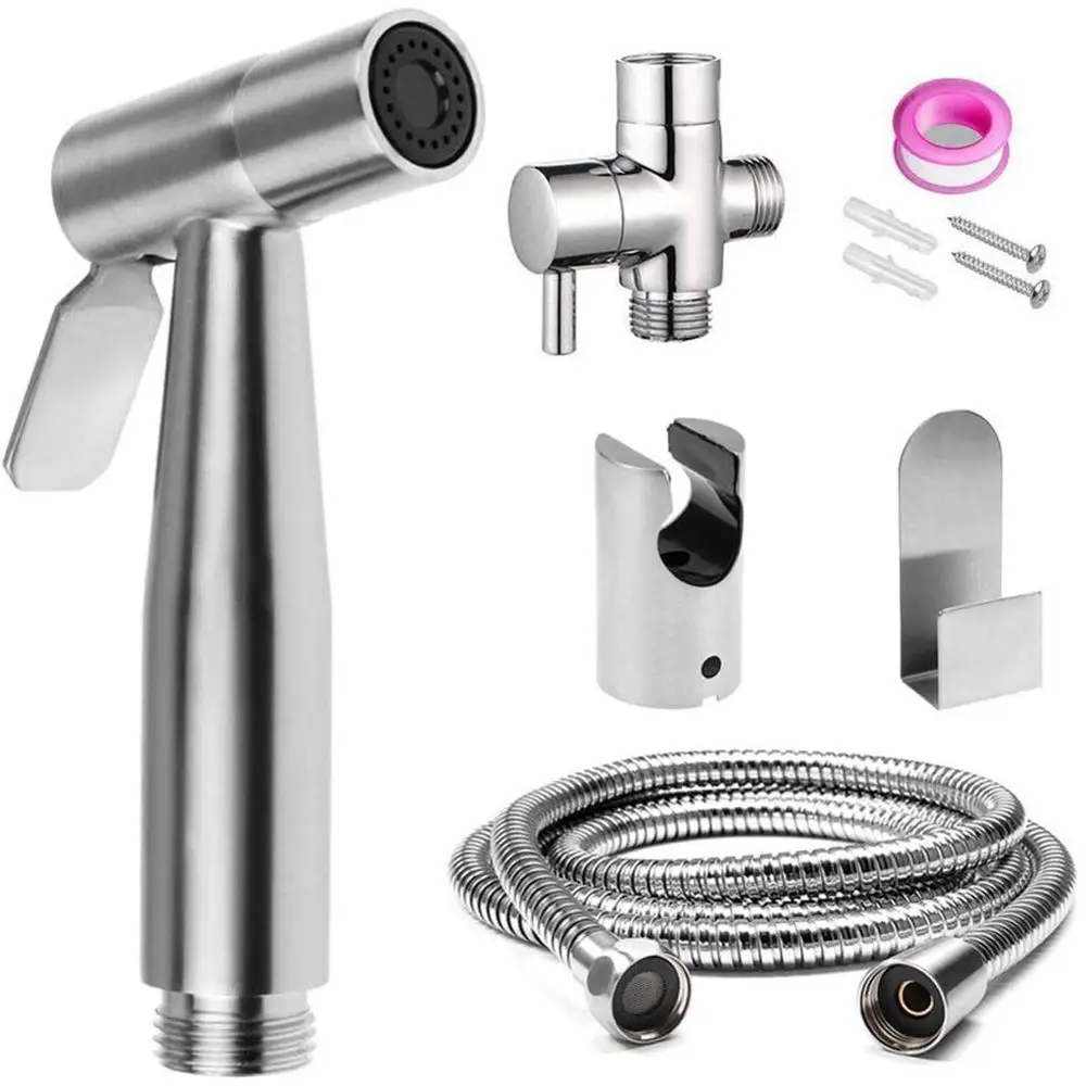 Bidet Toilet Jet Set Handheld Hygienic Shower WC Shower Bidet Sprayer Gun Hand Held Spray Bidet Bathroom Fixture
Bidet Toilet Jet Set Handheld Hygienic Shower WC Shower Bidet Sprayer Gun Hand Held Spray Bidet Bathroom Fixture