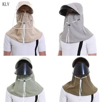 Unisex Sunscreen Wide Brim Hat with Detachable Face Shield Mask Clear Visor Anti-Spitting Fog Splash Protective Cap Neck Scarf S 
Unisex Sunscreen Wide Brim Hat with Detachable Face Shield Mask Clear Visor Anti-Spitting Fog Splash Protective Cap Neck Scarf S