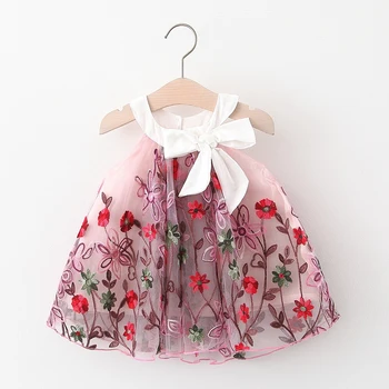 Summer Baby Girls Tutu Dress Child Embroidery Flower O-Neck With Bow Lace Princess Dresses Fluffy Tulle Dress Clothes
Summer Baby Girls Tutu Dress Child Embroidery Flower O-Neck With Bow Lace Princess Dresses Fluffy Tulle Dress Clothes