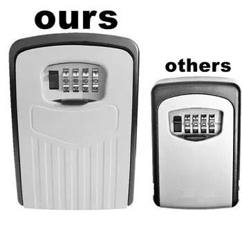Extra Large Combination Key Storage Lock Box,Outdoor Key Safe Wall Mounted, Portable Key Storage Box for Indoor Outdoor (020)
Extra Large Combination Key Storage Lock Box,Outdoor Key Safe Wall Mounted, Portable Key Storage Box for Indoor Outdoor (020)