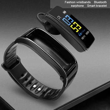 

TalkBand Smart Bracelet with Bluetooth Headset Talk Smart band Wristwatch Band Pedometer Sleep Monitor 2 in 1 pk B3 B5 For phone