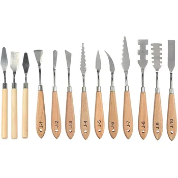 13Pcs Oil Painting Palette Knives Sets Spatula Paint Professional Oil Painting Palette Oil Paint Spatula
13Pcs Oil Painting Palette Knives Sets Spatula Paint Professional Oil Painting Palette Oil Paint Spatula