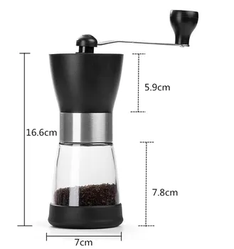 Manual Ceramic Coffee Grinder Stainless Steel Glass Adjustable Coffee Bean Mill With Storage Jar Easy Clean Kitchen Tools
Manual Ceramic Coffee Grinder Stainless Steel Glass Adjustable Coffee Bean Mill With Storage Jar Easy Clean Kitchen Tools