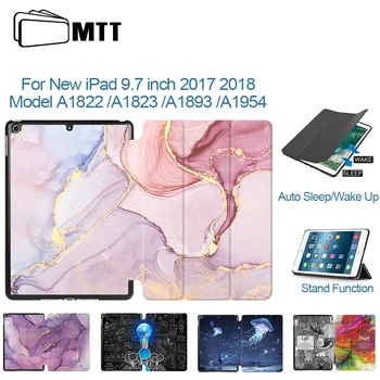 MTT Tablet Case For iPad 9.7 inch 2017 2018 Slim PU Leather Flip Stand Cover Smart Protective Shell a1893 a1954 a1822 A1823 
MTT Tablet Case For iPad 9.7 inch 2017 2018 Slim PU Leather Flip Stand Cover Smart Protective Shell a1893 a1954 a1822 A1823