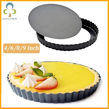 Non-Stick Tart Quiche Flan Pan Molds Pie Pizza Cake Round Mould Removable Loose Bottom Fluted Heavy Duty Pie Pan Bakeware ZXH
Non-Stick Tart Quiche Flan Pan Molds Pie Pizza Cake Round Mould Removable Loose Bottom Fluted Heavy Duty Pie Pan Bakeware ZXH